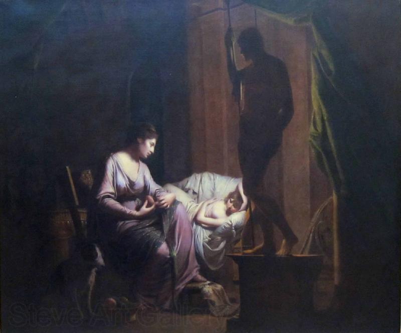 Joseph wright of derby Penelope Unravelling Her Web Germany oil painting art
